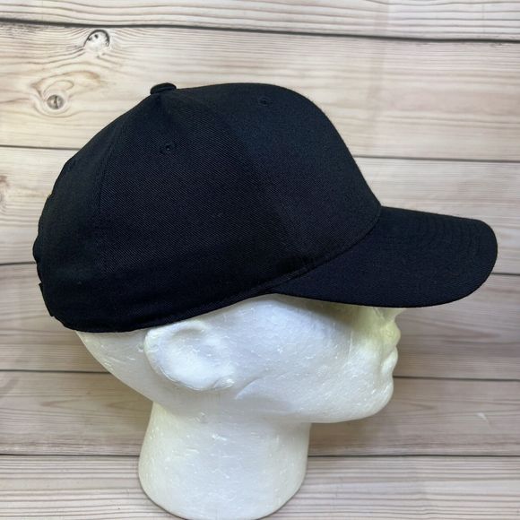 12 Monkeys Vapor Hat Flexfit Black Strapback Adjustable Cap Gold Logo Vape Brand - Picture 6 of 12